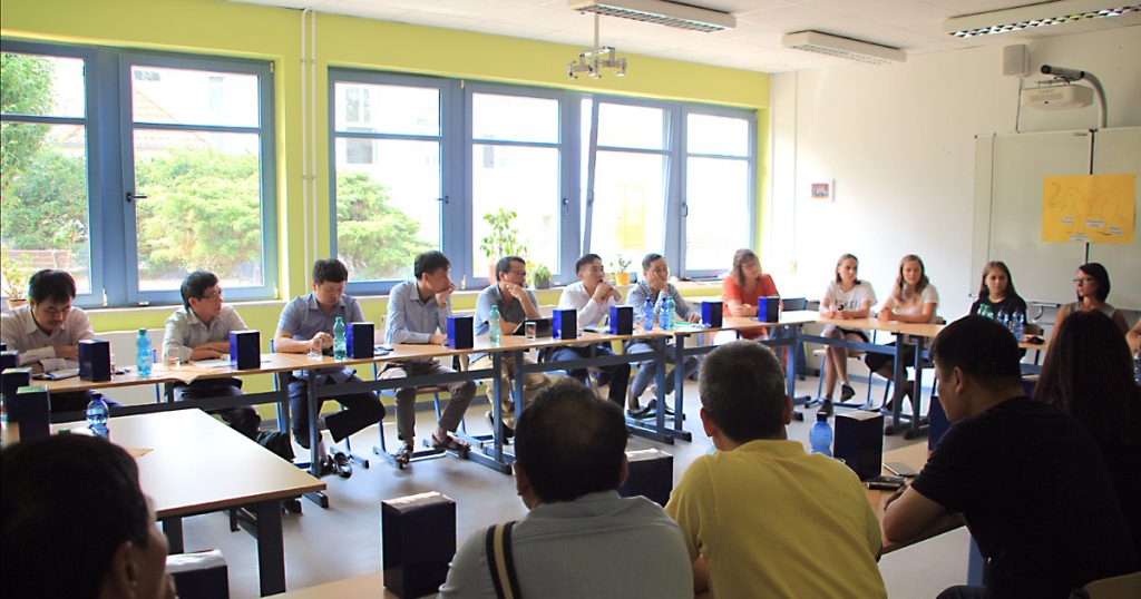 Foto: im Klassenzimmer