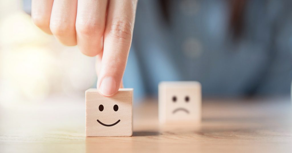 Foto: Würfel mit Smiley