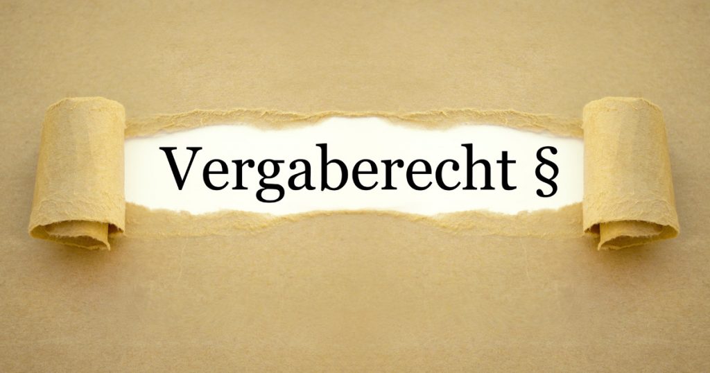 Text: Vergaberecht