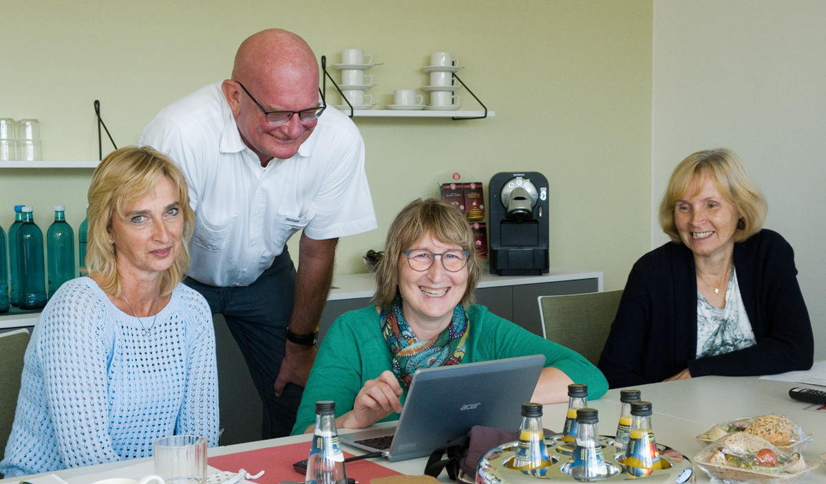 Daniela Dörmer, Hans Rieger, Claudia Lenz und Rita Genz