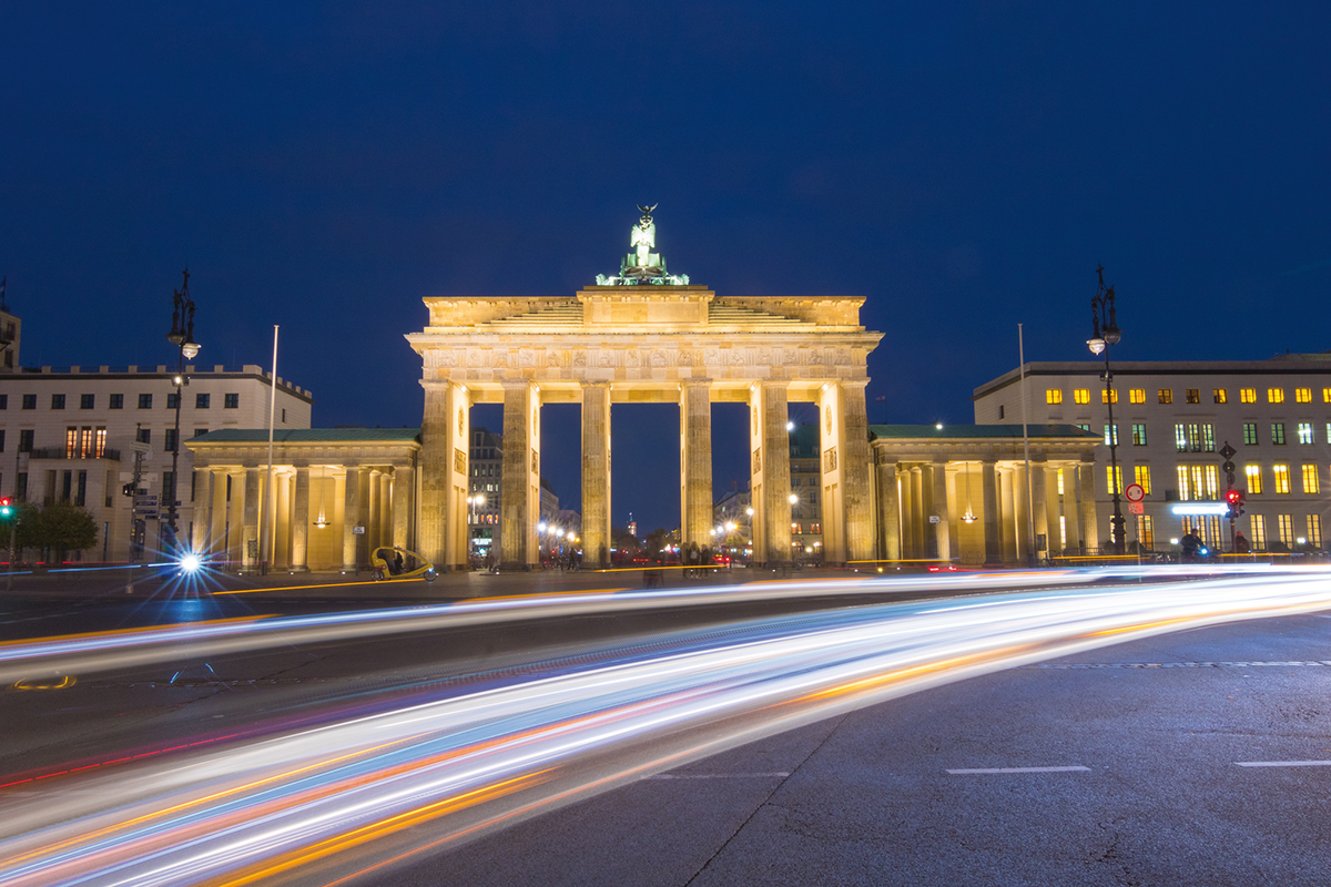 Foto: Brandenburger Tor am Abend