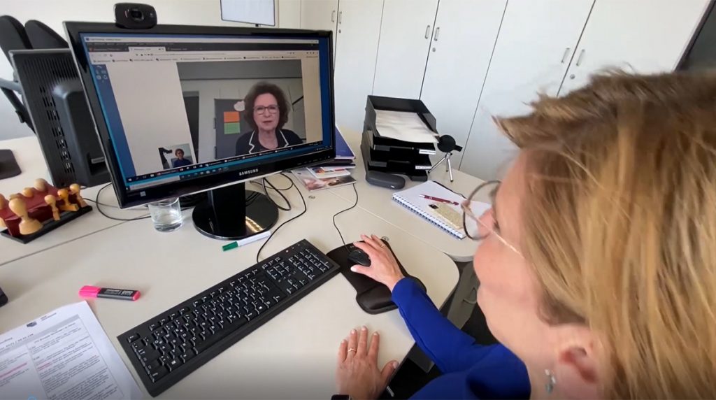 Foto: Klientin und Online-Coachin