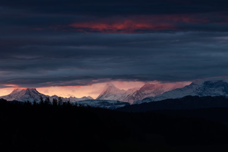 Foto: Berge und Wolken