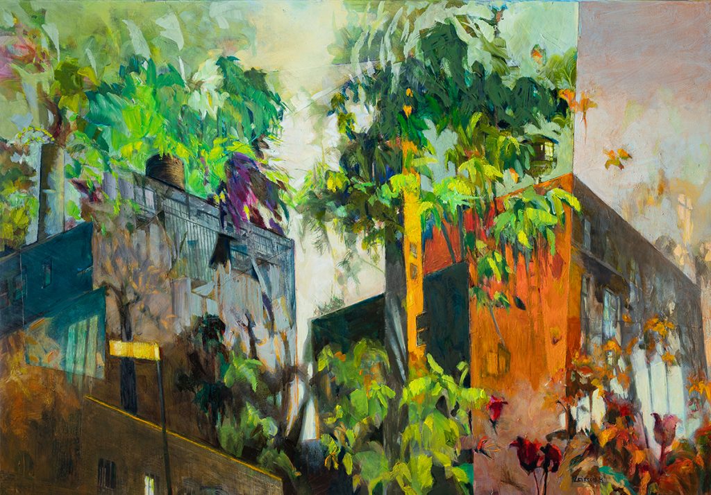 Gemälde: street with no name
