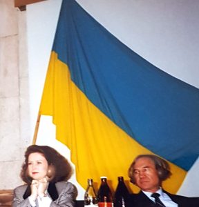 Foto: Anke Weigend und Eberhard Heyken 1996 in Kiew