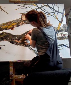 Foto: Mary O’Connor beim Arbeiten