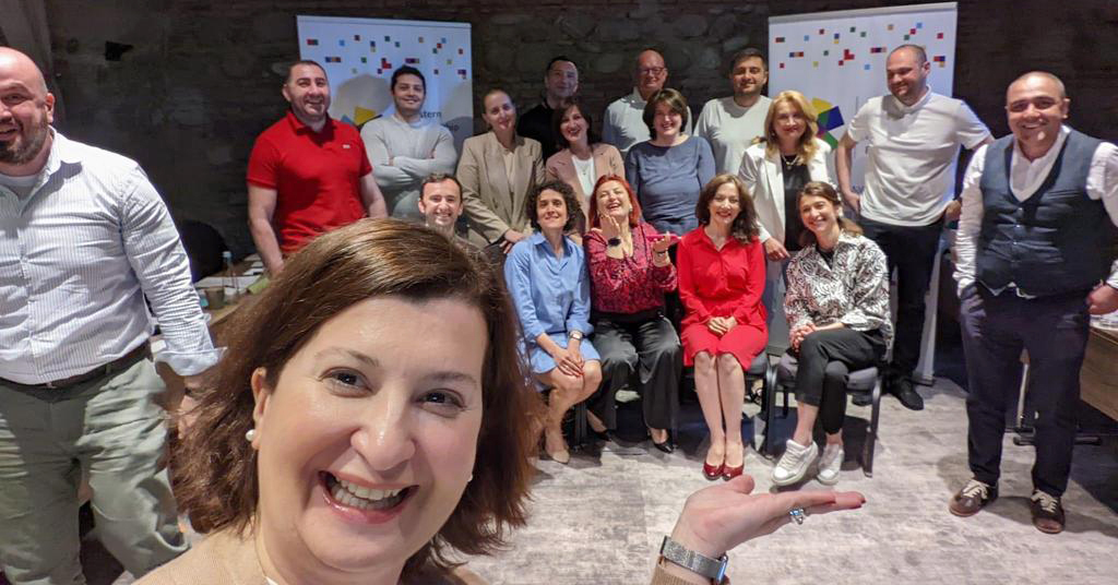 Foto: Das Gruppenfoto wird präsentiert