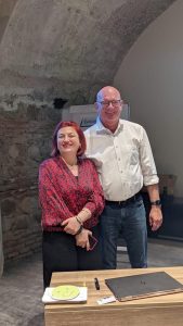 Foto: Prof. Dr. Eka Kardava und Hans Rieger