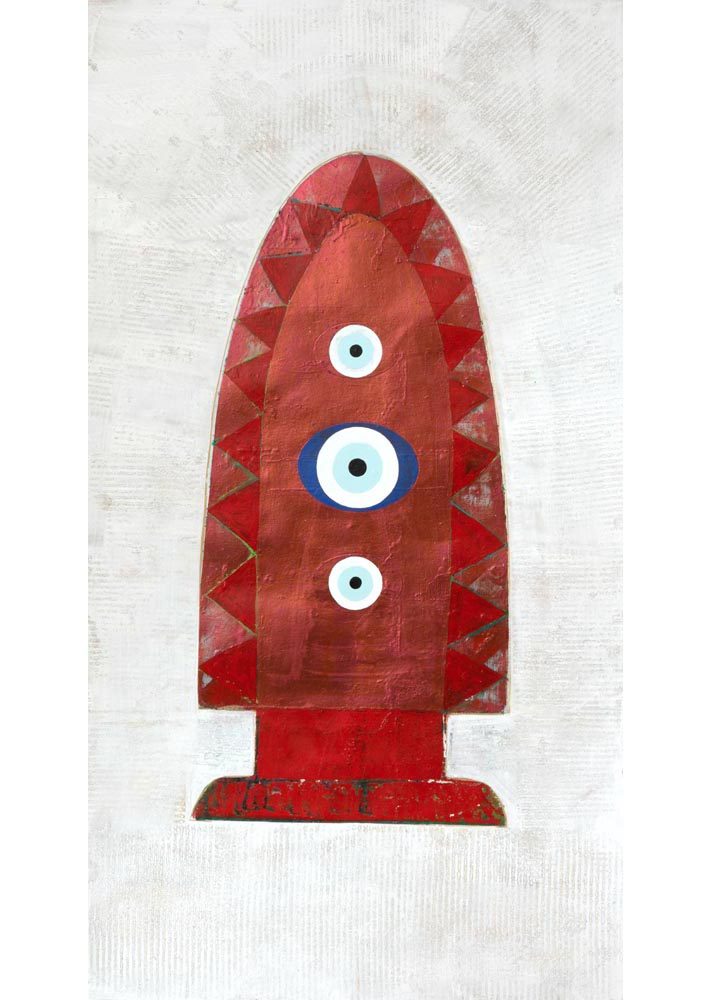 Arbeit aus der Reihe Schutz- und Tarnhelme ||, 2017